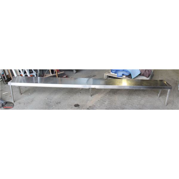 STAINLESS STEEL OVER SHELF 107  X 12  X 15 