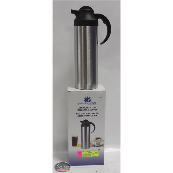 NEW JOHNSON ROSE 1L S/S INSULATED SERVER