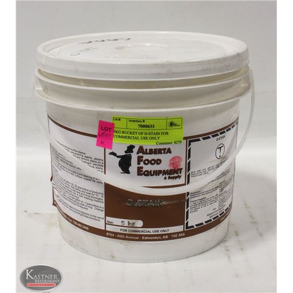 5KG BUCKET OF D-STAIN FOR COMMERCIAL USE ONLY