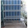 4' GREY WIRE STORAGE RACK - 4 TIER