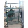 Image 1 : 4' GREEN WIRE STORAGE RACK -5 TIER