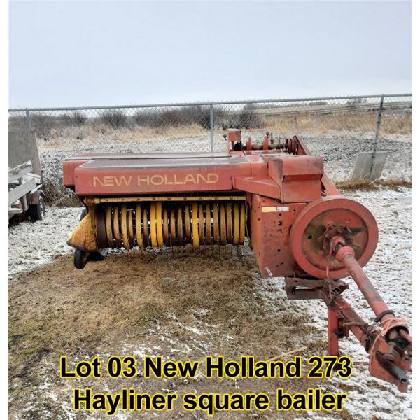 New Holland 273 Hayliner Square Bailer
