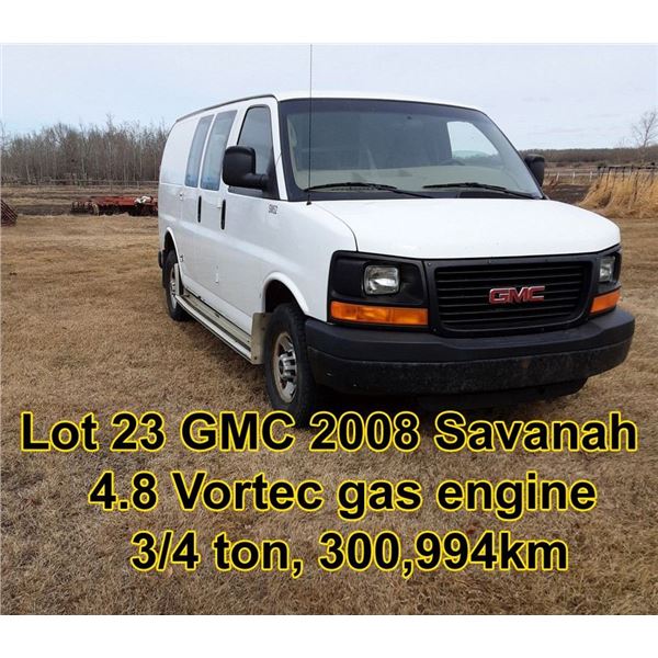 GMC 2008 Savanah 4.8 Vortec gas engine 3/4 ton, 300,994 KM