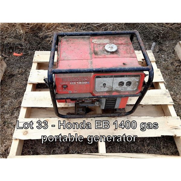 Honda EB 1400 gas portable generator