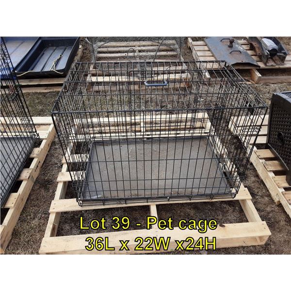 Pet Cage 36L x 22W x 24H