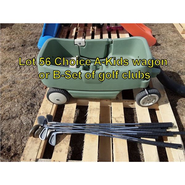 Set of golf clubs - choice of 56A and 56B