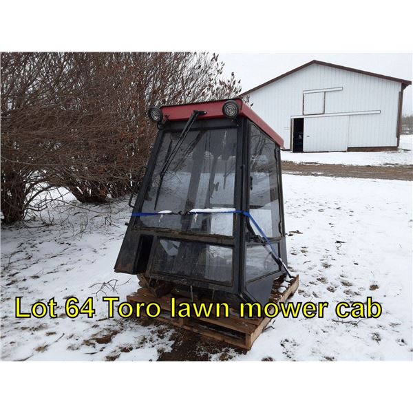 Toro lawn mower cab