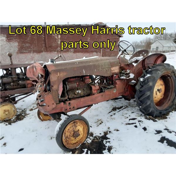 Massey Harris tractor - parts only
