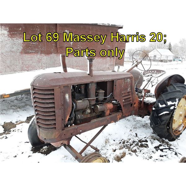 Massey Harris 20 - parts only