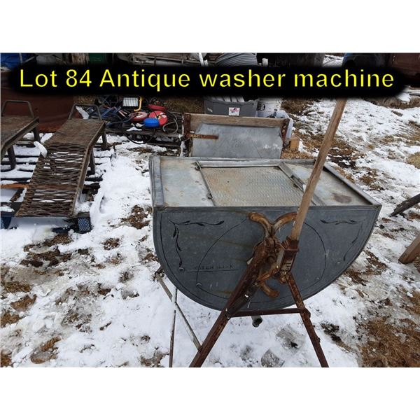 Antique washer machines
