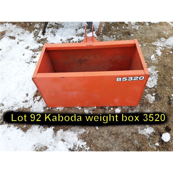 Kaboda weight box 3520