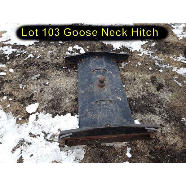 Goose neck hitch