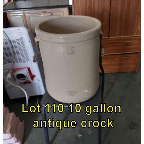 10 gallon antique crock