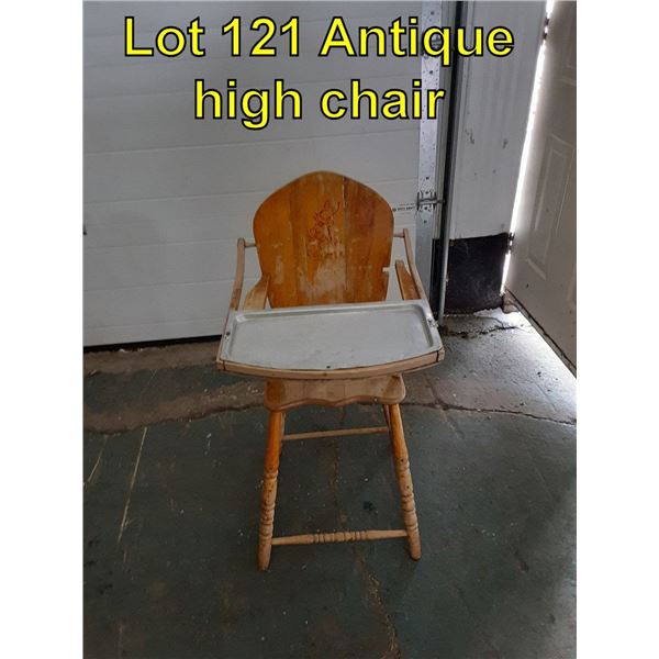 Antique high chair