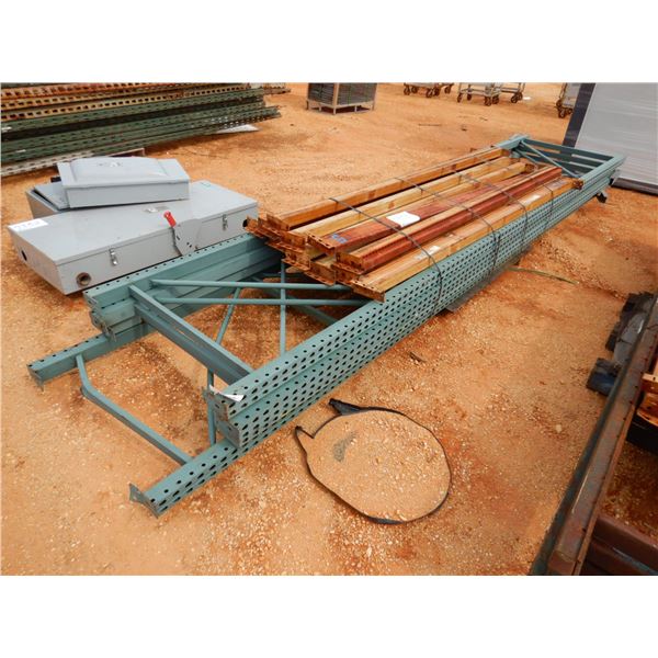 SHELVING W/ SUPPORT POSTS (B9)