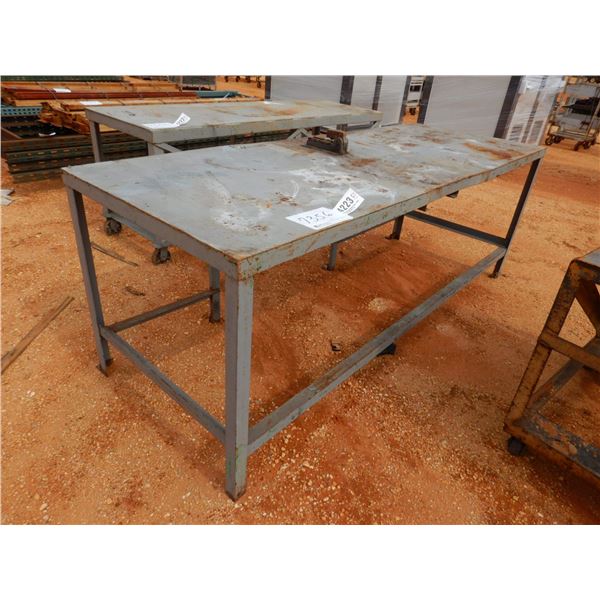 36" x 8.5' METAL TABLE (B9)