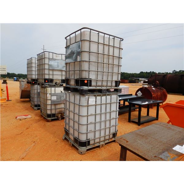 (2) 330 GALLON PLATSIC TANK W/ METAL CAGE (B7)