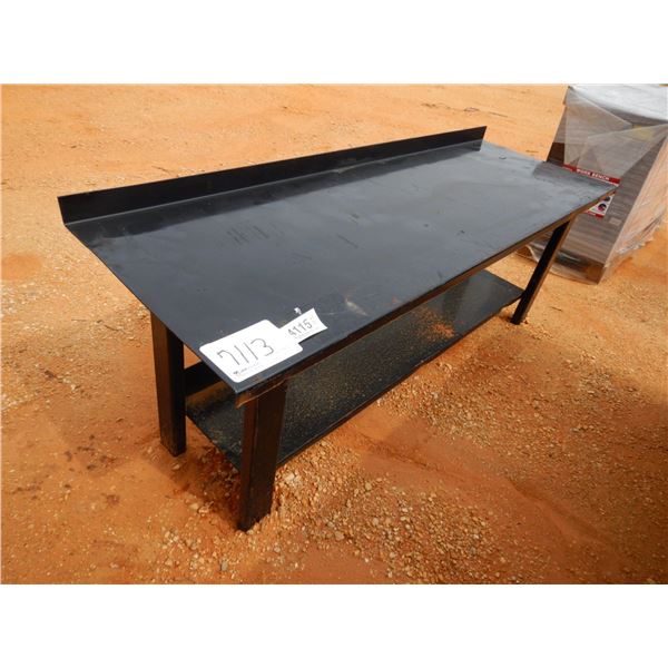 30" X 70" STEEL WORK TABLE (B7)