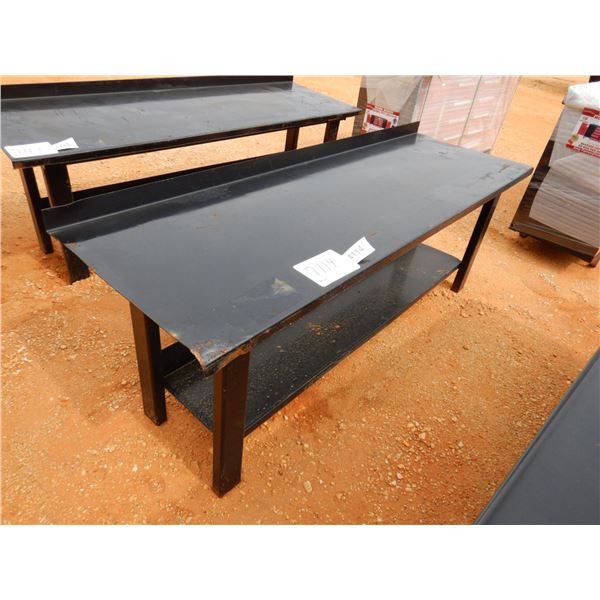30" X 70" STEEL WORK TABLE (B7)