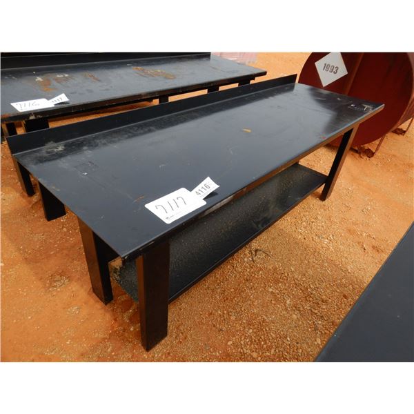 30" X 90" STEEL WORK TABLE (B7)