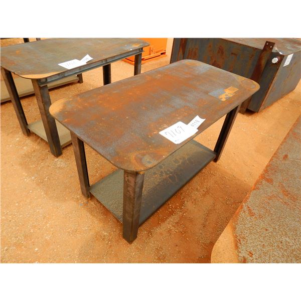 29" X 57" STEEL WORK TABLE (B7)