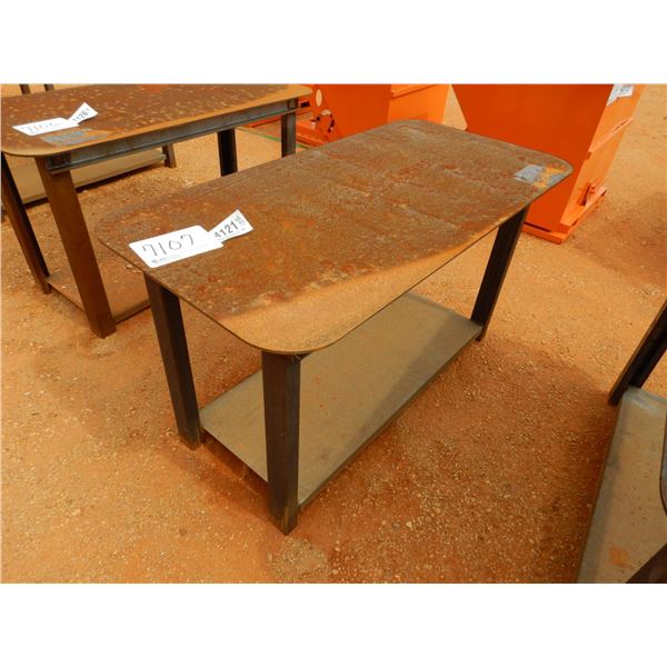 29" X 57" STEEL WORK TABLE (B7)
