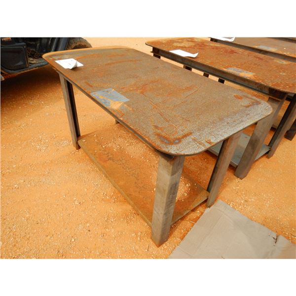 29" X 57" STEEL WORK TABLE (B7)
