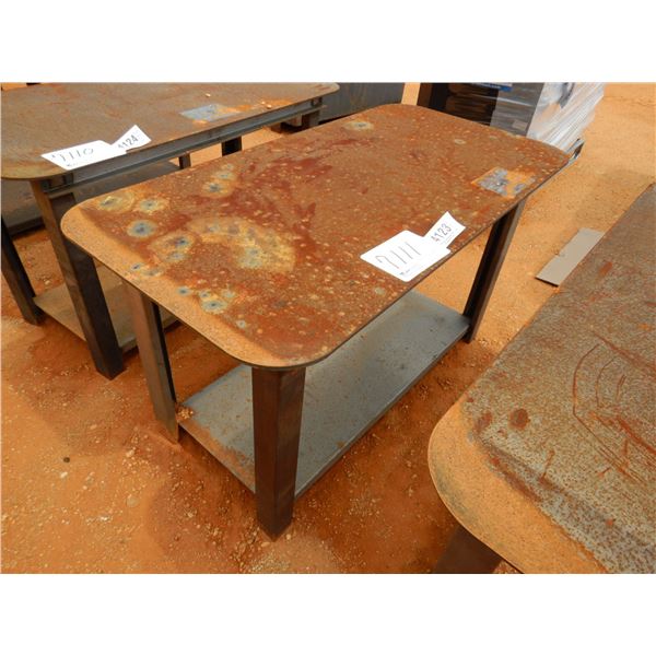 29" X 57" STEEL WORK TABLE (B7)