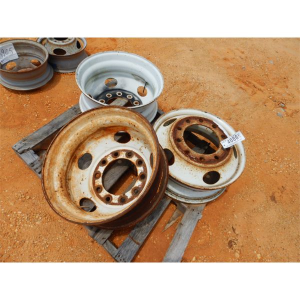 (3) TRUCK/ TRAILER RIMS