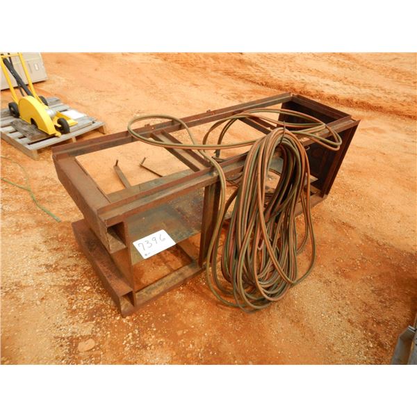 5' BOTTLE CAGE W/ WELDING HOSE (B9)