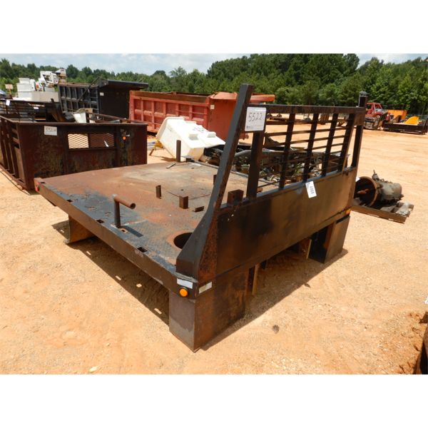 9' FLATBED BODY W/ HEADACHE RACK (A1)