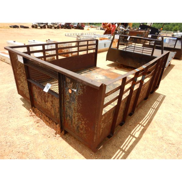 9' FLATBED BODY W/ HEADACHE RACK