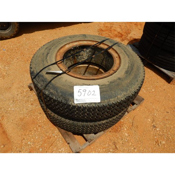 (2) 10.00-20 TIRES W/ RIMS