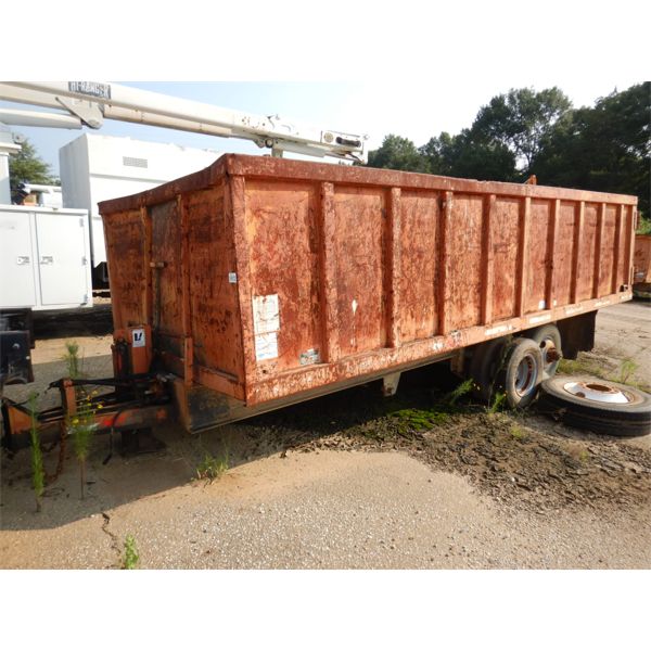 MILES TRAILERS 20' STRAIGHT PULL Dump Trailer