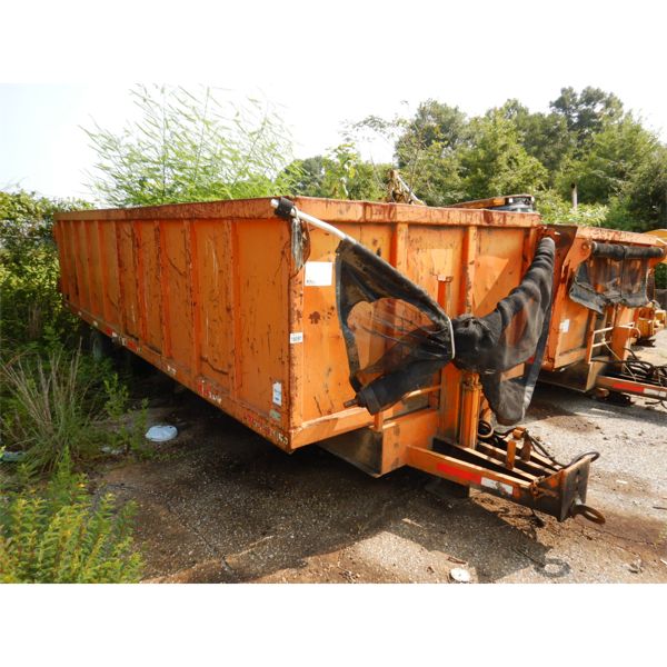 MILES TRAILERS 20' STRAIGHT PULL Dump Trailer