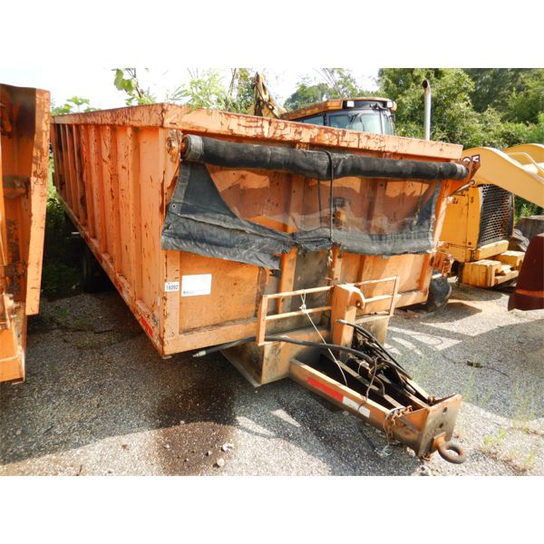 MILES TRAILERS 20' STRAIGHT PULL Dump Trailer