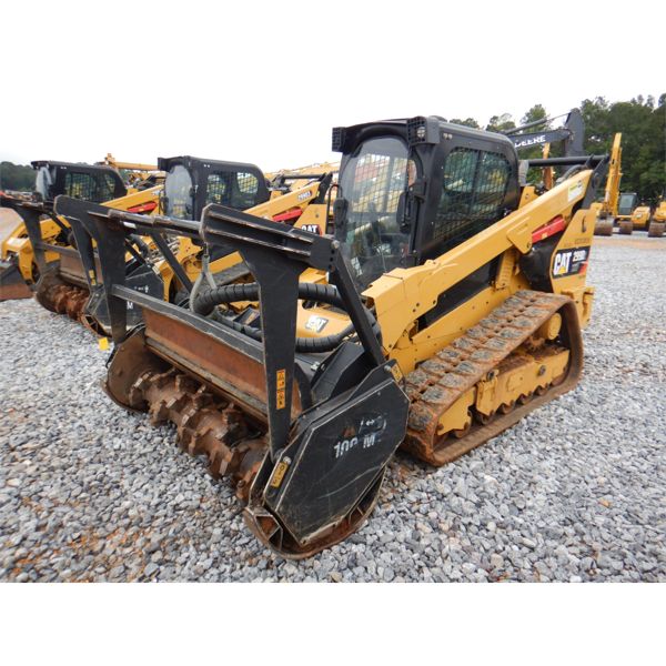 2018 CAT 299D2 XHP Skid Steer Loader - Mulcher