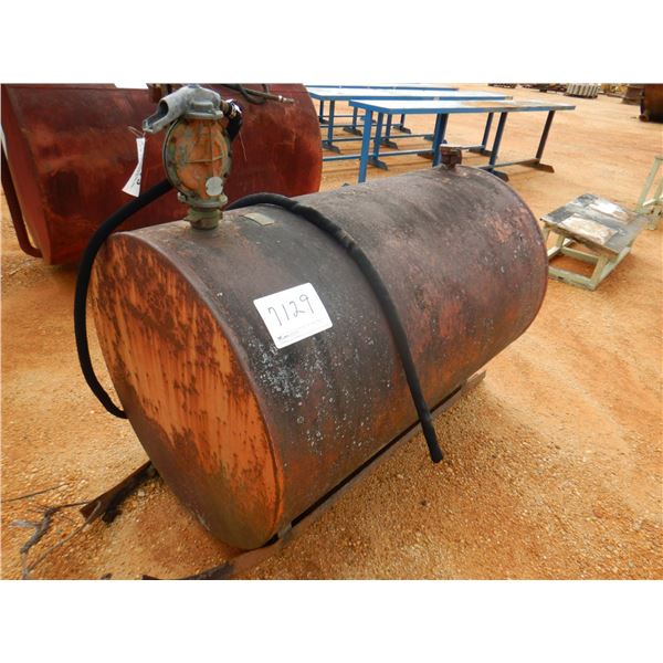 FUEL STORAGE TANK, HAND PUMP, SKID MTD (B7)