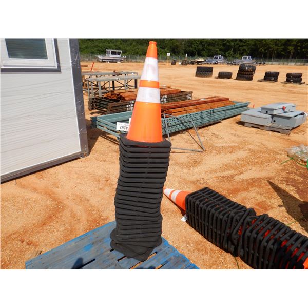 (25) TRAFFIC SAFETY CONES (B9)
