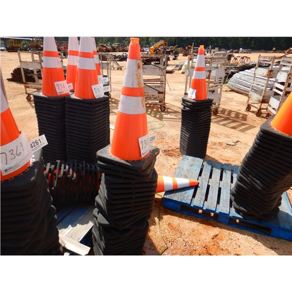 (25) TRAFFIC SAFETY CONES (B9)