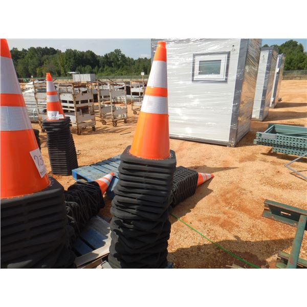 (25) TRAFFIC SAFETY CONES (B9)