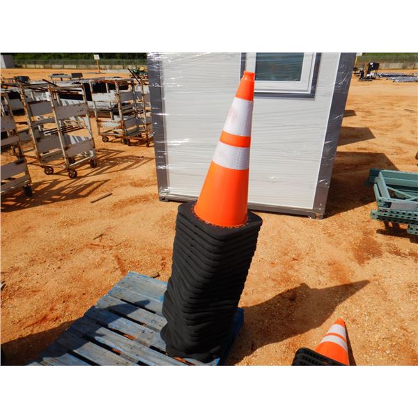 (25) TRAFFIC SAFETY CONES (B9)