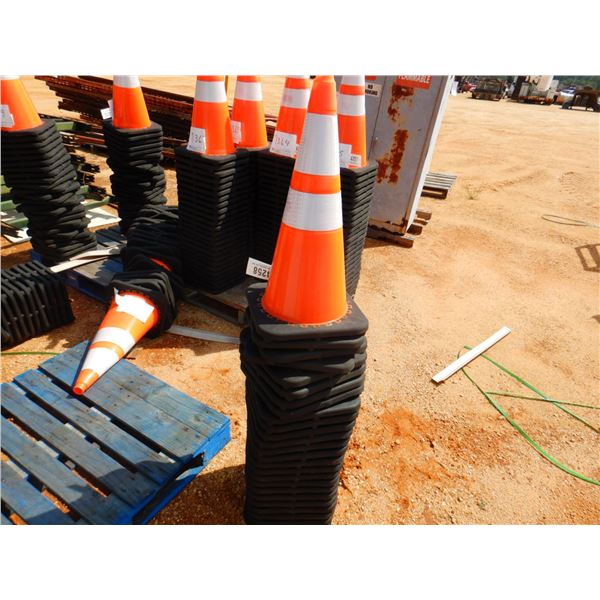 (25) TRAFFIC SAFETY CONES (B9)