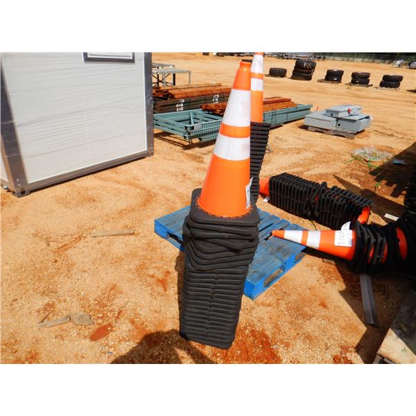 (25) TRAFFIC SAFETY CONES (B9)