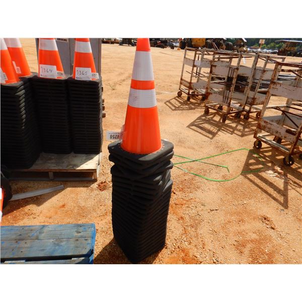 (25) TRAFFIC SAFETY CONES (B9)
