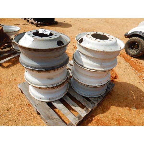 (6) TRUCK/TRAILER RIMS (A2)