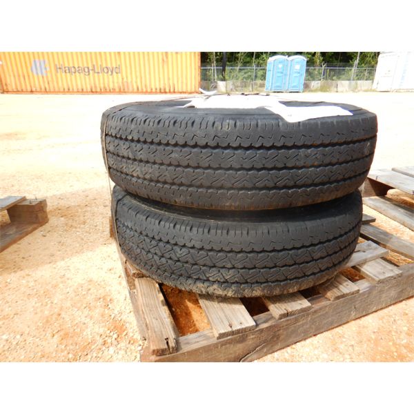 (2) LT215/85R16 TIRES & RIMS (A2)