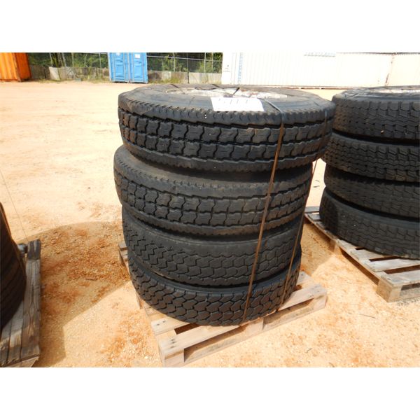 (4) 11R22.5 TIRES & RIMS (A2)
