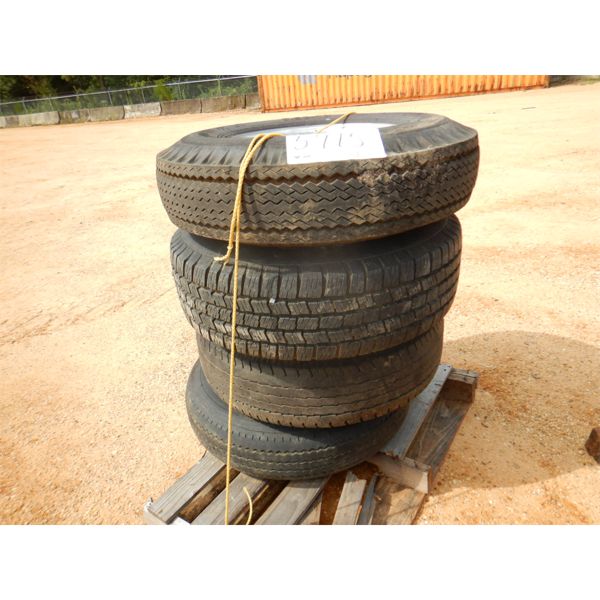 (4) 7.50-16 TIRES & RIMS (A2)