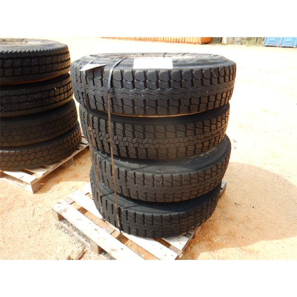 (4) 11R22.5 TIRES & RIMS (A2)